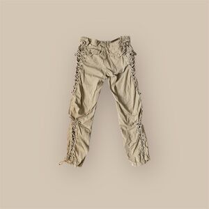 Allen B low rise cargo pants size 27